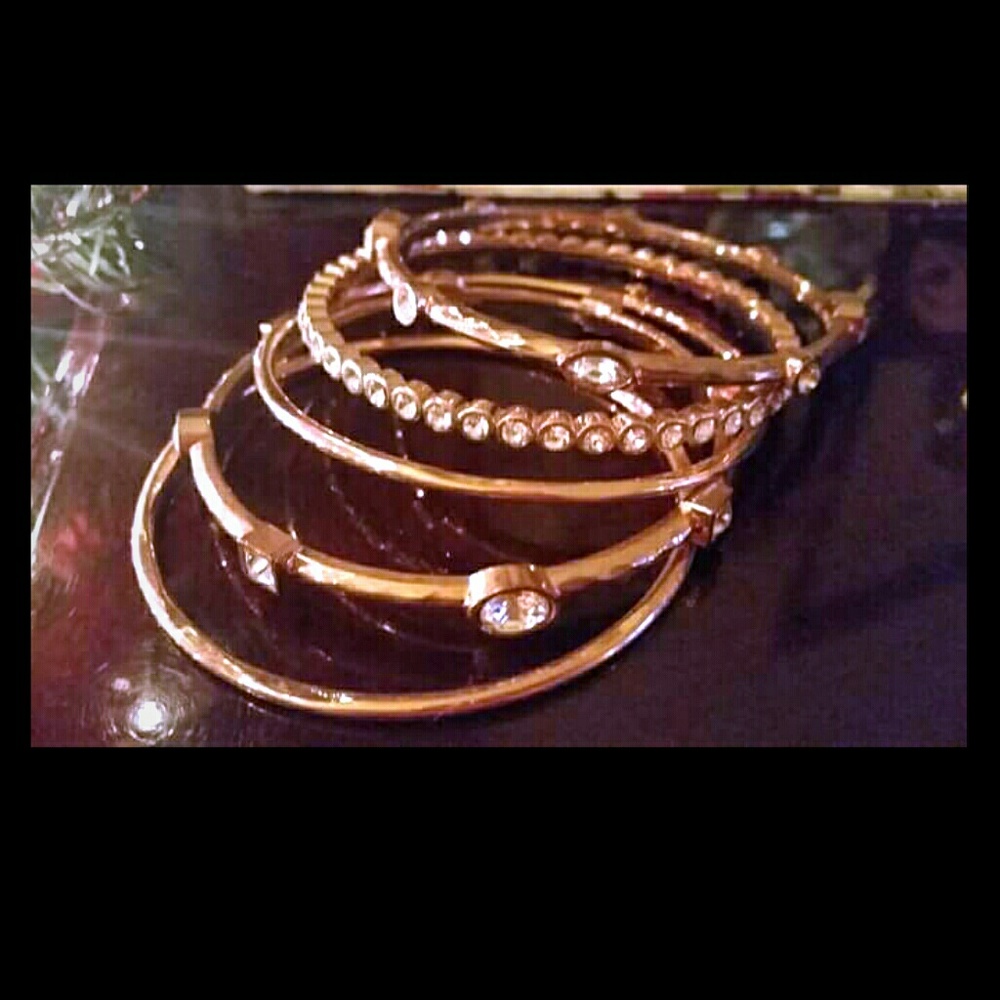 Rose Gold Bangles